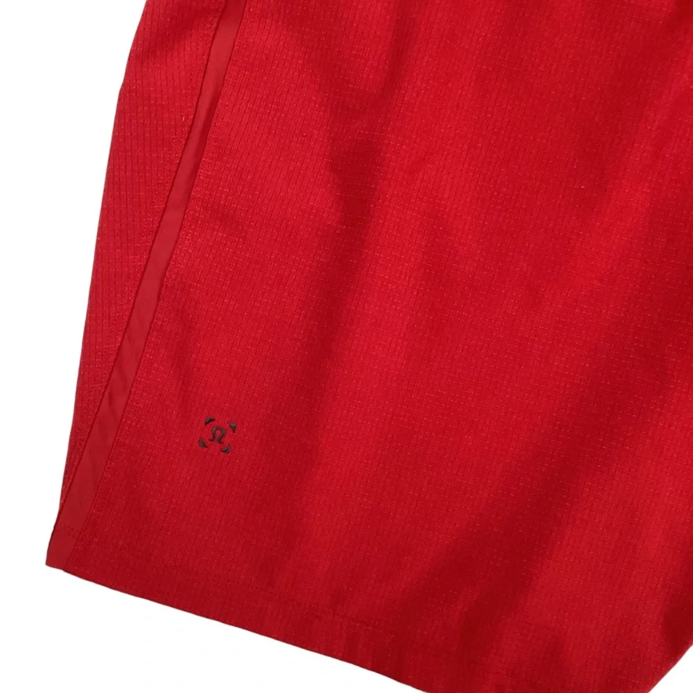 Lululemon Pace Breaker Vented Running Shorts Red